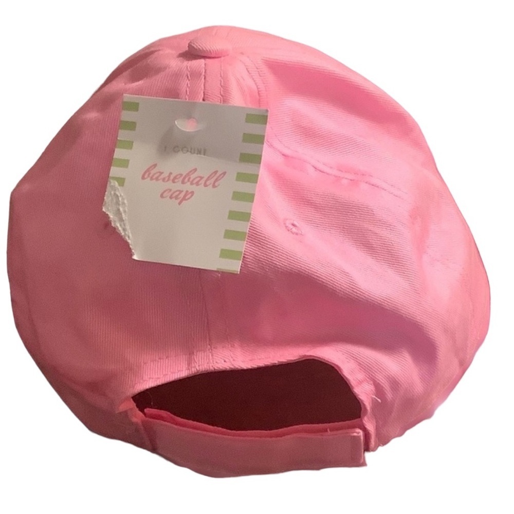 Vacay Vibes Light Pink Baseball Hat - Picture 3 of 3